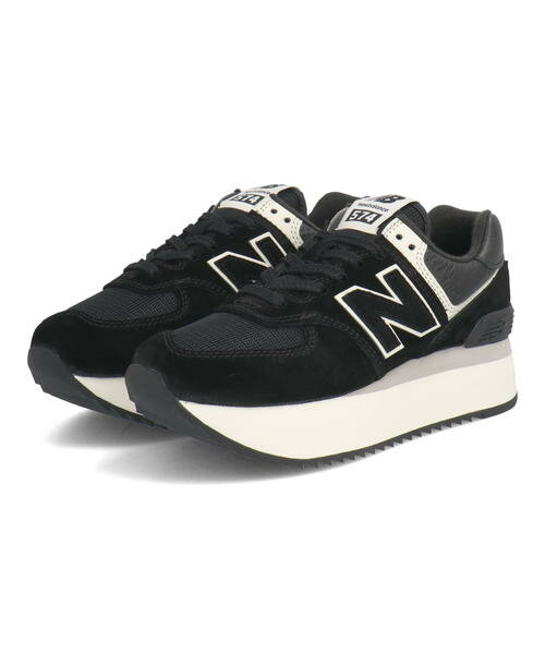 new balance ニューバランス WL574Z レディース厚底スニーカー 516574 AB ブラック レディース シューズ 靴 スニーカー ローカット ブランド ギフト プレゼント ラッピング ASBee アスビーのサムネイル