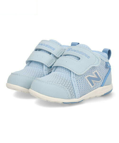 【クーポン配布中】new balance ニューバランス IO123H FIRST ベビースニーカー ファーストシューズ ハイカット ワンベルト 610123 DS ブルー