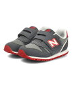 【クーポン配布中】new balance ニューバランス IZ373 ベビースニーカー ワンベルト 子供靴 キッズシューズ 616373 XR2 グレー/レッド キッズ シューズ 靴 スニーカー ベビー ブランド ギフト プレゼント ラッピング ASBee アスビー