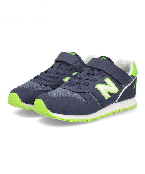 【クーポン配布中】new balance ニューバランス YV373 キッズスニーカー 細幅 ストラップ 子供靴 キッズシューズ 617373 XS2 ネイビー キッズ シューズ 靴 スニーカー ボーイズ ブランド ギフト ASBee