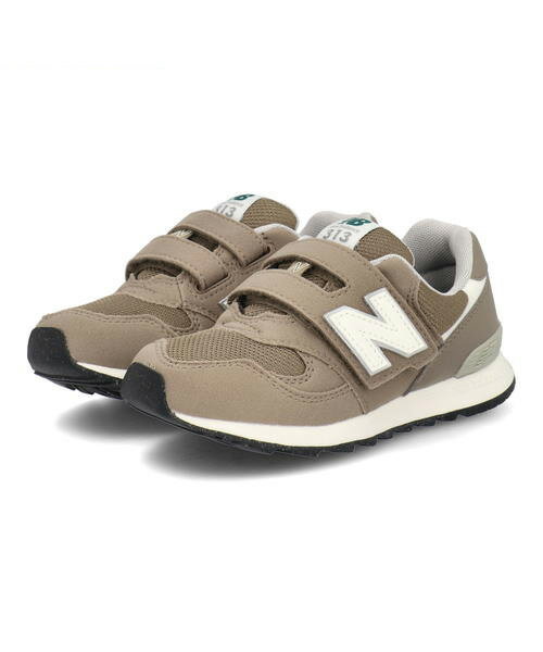 【クーポン配布中】new balance ニューバランス PO313 キッズスニーカー キッズシューズ 子供靴 ワンベルト 632313 JH ブラウンのサムネイル