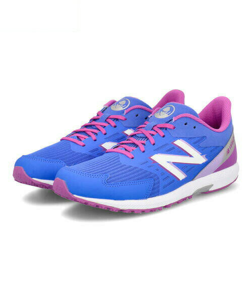 楽天靴通販のシューズショップASBee【クーポン配布中】new balance ニューバランス NB HANZO J V5 LACE YPHANZ 軽量 キッズスニーカー 運動会 スピードモデル NBハンゾーJ5レース 610590 P5 ブルー/パープル キッズ シューズ 靴 スニーカー 運動靴 ガールズ ASBee