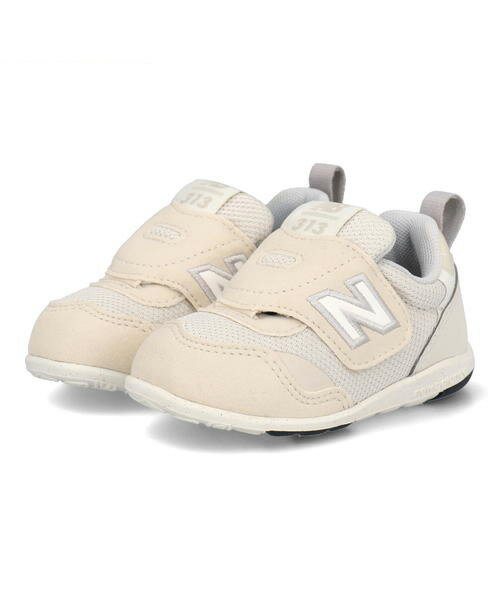 【クーポン配布中】new balance ニューバランス IT313 FIRST ベビースニーカー ファーストシューズ パカっと開く両開きベルト 脱ぎ履き簡単 711313 J2 ホワイト キッズ シューズ 靴 スニーカー ファースト ベビー ASBee