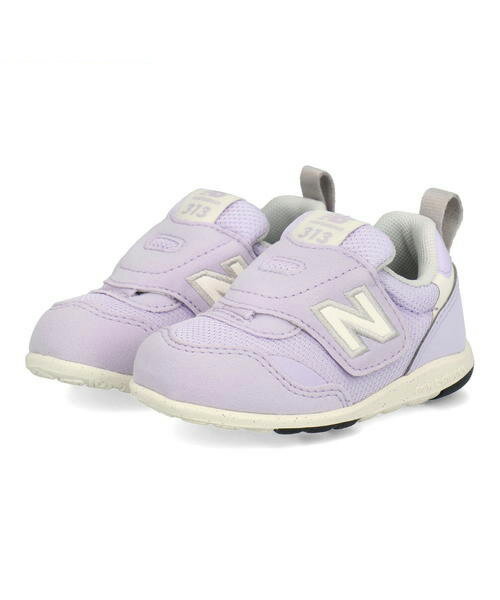 【クーポン配布中】new balance ニューバランス IT313 FIRST ベビースニーカー ファーストシューズ パカっと開く両開きベルト 脱ぎ履き簡単 711313 L2 パープル キッズ シューズ 靴 スニーカー ファースト ベビー ASBee