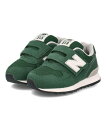 【クーポン配布中】new balance ニューバランス IO313 ベビースニーカー ベビーシューズ 子供靴 ワンベルト 710313 JK2 グリーン キッズ シューズ 靴 スニーカー ベビー ブランド ギフト ASBee