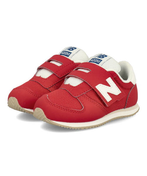 new balance ニューバランス IZ420M ベビースニーカー ベビーシューズ 子供靴 ワンベルト 712420 RS レッド キッズ シューズ 靴 スニーカー ベビー ブランド ギフト プレゼント ラッピング ASBee アスビー