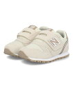 【クーポン配布中】new balance ニューバランス IZ373 ベビースニーカー ベビーシューズ 子供靴 ワンベルト 715373 AO2 ライトベージュ