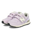 【クーポン配布中】new balance ニューバランス PO313 軽量 キッズスニーカー キッズシューズ 子供靴 ワンベルト 712313 JL2 パープル キッズ シューズ 靴 スニーカー ガールズ ブランド ギフト プレゼント ラッピング ASBee アスビー