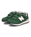 【クーポン配布中】new balance ニューバランス PO313 軽量 キッズスニーカー キッズシューズ 子供靴 ワンベルト 712313 JK2 グリーン...