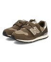 【クーポン配布中】new balance ニューバランス PO313 軽量 キッズスニーカー キッズシューズ 子供靴 ワンベルト 731313 AB2 ブラウン キッズ シューズ 靴 スニーカー ボーイズ ブランド ASBee