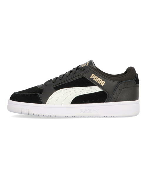 【エントリーでP10倍＆クーポン配布中】PUMA プーマ REBOUND JOY LOW SD メンズスニーカー リバウンドジョイロウSD 381086 01 プーマブラック ホワイト チームゴールド メンズ シューズ 靴 スニーカー ローカット ブランド ギフト