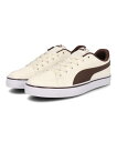 PUMA プーマ V COURT VULC レディーススニーカー Vコートバルク 389907 04 ウィスパーホワイト/チョコレートブラウン レディース シューズ 靴 スニーカー ローカット ブランド プレゼント ASBee