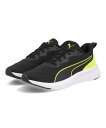 【P10倍&クーポン】PUMA プーマ FLYER LITE MU JR 軽量 キッズスニーカー ひも靴 ランニングシューズ フライヤーライトMUジュニア 310341 07 プーマブラック/ライムパウ キッズ シューズ 靴 スニーカー 運動靴 ボーイズ ASBee