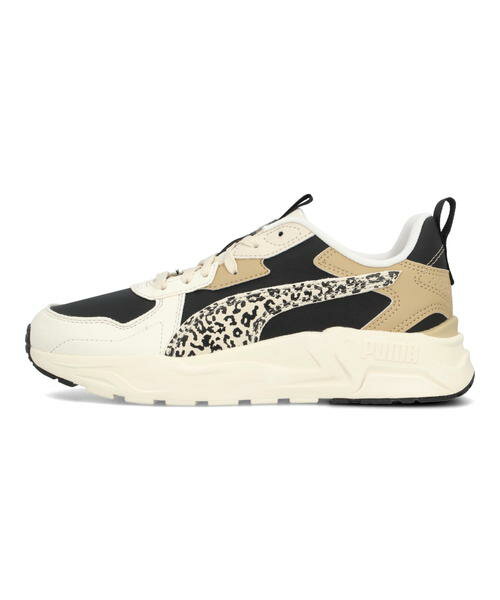 【クーポン&P10倍】PUMA プーマ TRINITY LITE ANIMAL MU 軽量 レディーススニーカー 厚底 トリニティライトアニマルMU 402419 01 プーマブラック/フロステッドアイボリー レディース シューズ 靴 スニーカー ローカット ASBee
