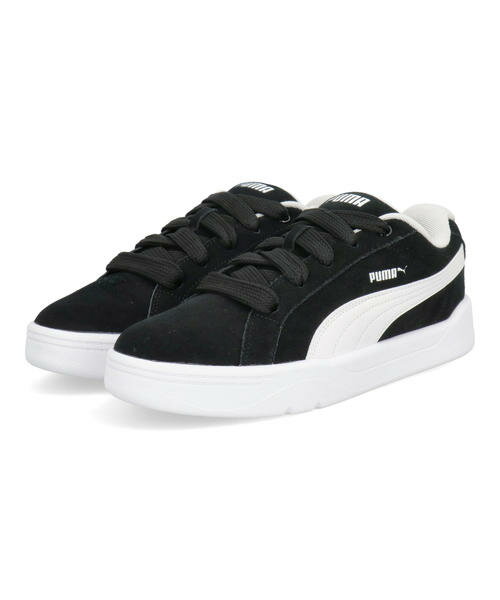樂天商城 - PUMA プーマ PARK LIFESTYLE EASY SD レディースレザースニーカー パークライフスタイルイージースエード 400707 01 プーマブラック/プーマホワイト レディース シューズ 靴 スニーカー ローカット ラッピング ASBee アスビー