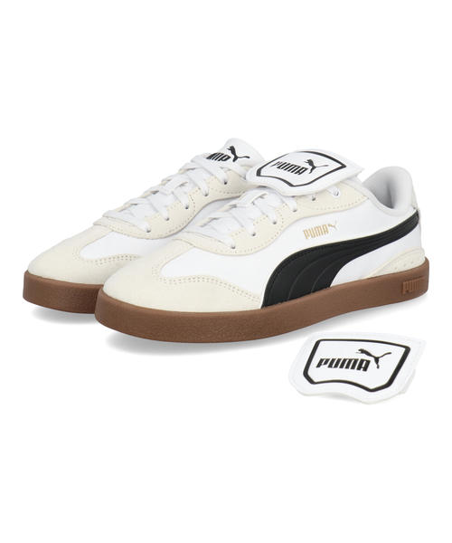 Rakuten - 【クーポン配布中】PUMA プーマ CLUB AZURA 折り返しタン取り外し可能 レディーススニーカー クラブアズーラ 404476 02 プーマホワイト/プーマブラック レディース シューズ 靴 スニーカー ローカット プレゼント ラッピング ASBee アスビー