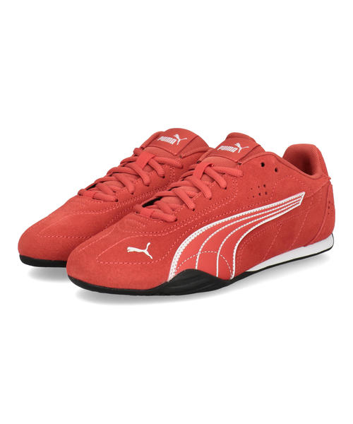 乐天商城 - 【クーポン配布中】PUMA プーマ CATCH SD 軽量 メンズスニーカー 薄底 ロープロファイル キャッチスエード 402681 11 キャンディアップル/プーマホワイト メンズ シューズ 靴 スニーカー ローカット ブランド ギフト プレゼント ラッピング ASBee アスビー