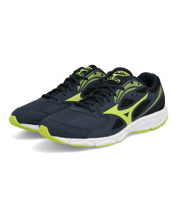 mizuno ミズノ TRADROAD 11 メンズスニーカー【軽量/幅広3E】(トラッドロード11) K1GA2106 16 [GF] ネイビー/グリーン/ブラック