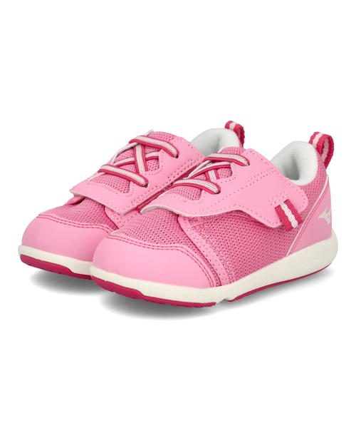 mizuno ミズノ PLAMORE INFANT ベビーシューズ プレモアインファイント C1GD2132 60 ピンク キッズ シューズ 靴 スニーカー ベビー ブランド ギフト プレゼント ラッピング ASBee アスビー