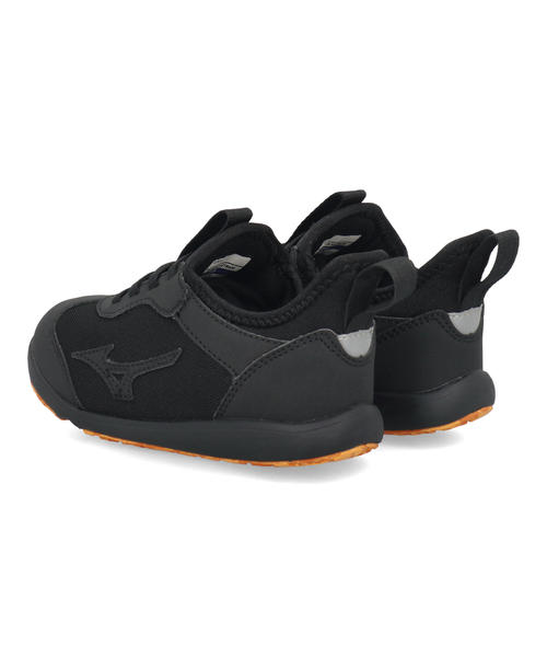 【クーポン配布中】mizuno ミズノ PLAMORE SLIP-ON サッと履ける スルピタGO キッズシューズ スニーカー プレモアスリッポン C1GD2334 11 ブラック/キャラメルモカ キッズ シューズ 靴 運動靴 ガールズ ボーイズ ラッピング ASBee アスビー 2