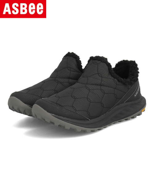 MERRELL メレル ANTORA 3 THERMO MOC 軽量 滑りにくい 保温 レディーススニーカー ウィンターシューズ アントラ3サーモモック J067780 ブラック スニーカー レインシューズ タウンユース キャンプ スリッポン