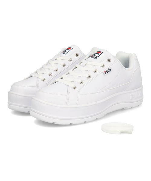 フィラ スニーカー レディース 【クーポン配布中】FILA フィラ RULZ LX レディース 厚底スニーカー ルールズLX 1TM01564D 100 EC ホワイト レディース シューズ 靴 スニーカー ローカット ブランド ギフト ASBee