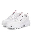 FILA フィラ DISTORTER PREMIUM レディーススニーカー 厚底 ディストータープレミアム WSS23012 125 ホワイト レディース シューズ 靴 スニーカー ローカット ブランド ギフト プレゼント ラッピング ASBee アスビー