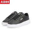 【クーポン配布中】FILA フィラ COURT PLUMPY LITE レディーススニーカー 厚底スニーカー コートプランピーライト UFW23046 014 ブラック レディース シューズ 靴 スニーカー ローカット ブランド ASBee