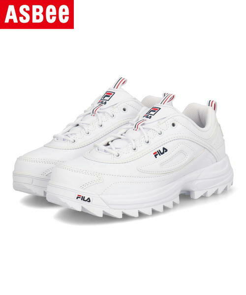 FILA フィラ DISTORTER PREMIUM メンズスニーカー 厚底 ディストータープレミアム WSS23012 125 ホワイト メンズ シューズ 靴 スニーカー ローカット ブランド ASBee アスビー