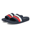 【クーポン配布中】TOMMY HILFIGER トミーヒルフィガー GLOBAL STRIPE SLIDE 軽量 シャワーサンダル グローバルストライプスライド TH100805 EC ネイビー/レッド/ホワイト キッズ シューズ 靴 サンダル ガールズ ボーイズ ASBee