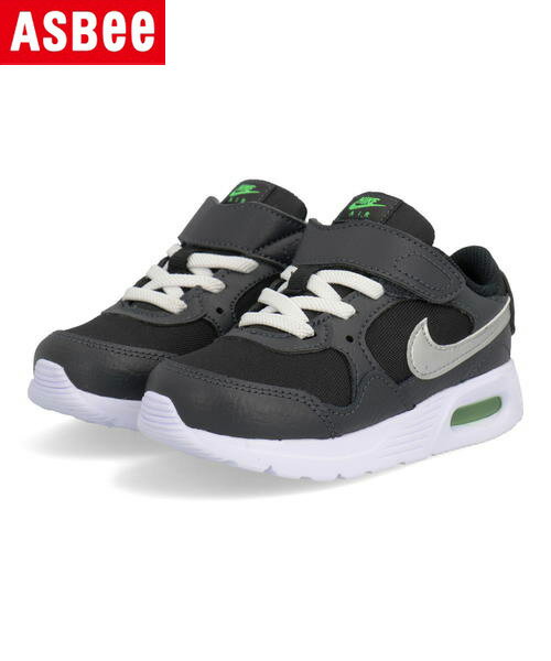 【クーポン配布中】NIKE ナイキ AIR MAX SC TDV ベビーシューズ エアマックスSCTDV CZ5361 005 ブラック/クロム/ダークスモークグレー キッズ シューズ 靴 スニーカーベビー ブランド ASBee ア…