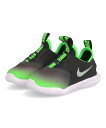 【クーポン配布中】NIKE ナイキ FLEX RUNNER TD ベビーシューズ スリッポン フレックスランナーTD AT4665 020 ブラック/クロム/グリーンストライク キッズ シューズ 靴 スニーカーベビー ブランド ASBee