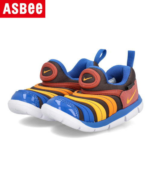 【クーポン配布中】NIKE ナイキ DYNAMO FREE TD ベビースニーカー スリッポン ダイナモフリーTD 343938 200 ミディアムアッシュ カンクワット キャニオンラスト キッズ シューズ 靴 スニーカー ベビー ラッピング ASBee アスビーのサムネイル