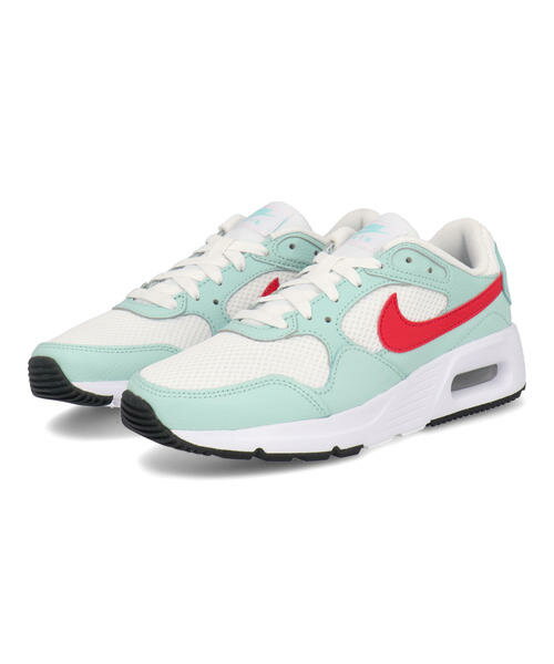 NIKE ナイキ WMNS AIR MAX SC レディーススニーカー ウィメンズエアマックスSC CW4554 115 ホワイト/ライトフュージョンレッド/ジェイドアイス/ブラック レディース シューズ 靴 スニーカー ローカット ASBee アスビー