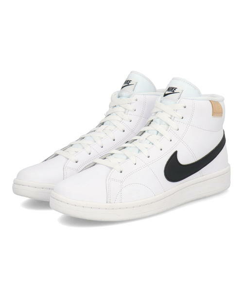 NIKE ナイキ COURT ROYALE 2 MID メンズスニーカー コートロイヤル2MID CQ9179 100 ホワイト/ブラック/ホワイトオニキス メンズ シューズ 靴 スニーカー ミッドカット ブランド ギフト プレゼント ラッピング ASBee アスビー