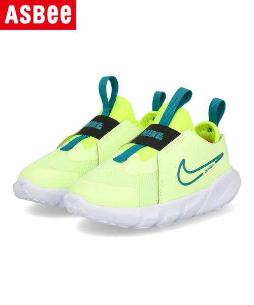 【クーポン配布中】NIKE ナイキ FLEX RUNNER 2 TDV ベビーシューズ スリッポン フレックスランナー2TDV DJ6039 700 ベアリーボルト/ブライトスプルース/ボルト キッズ シューズ 靴 スニーカー ベビー プレゼント ラッピング ASBee アスビー