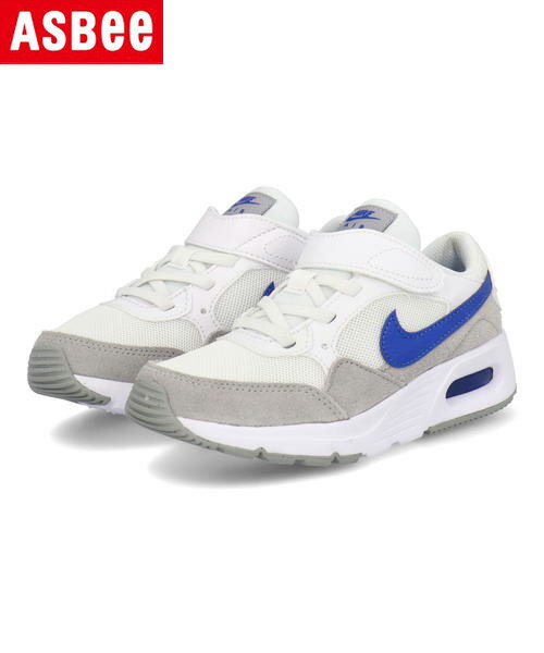 楽天靴通販のシューズショップASBee【クーポン配布中】NIKE ナイキ AIR MAX SC PSV キッズスニーカー エアマックスSCPSV CZ5356 101 ホワイト/ゲームロイヤル/ウルフグレー キッズ シューズ 靴 スニーカー ボーイズ ブランド ギフト プレゼント ラッピング ASBee アスビー