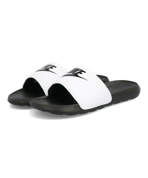 乐天商城 - 【クーポン配布中】NIKE ナイキ VICTORI ONE SLIDE メンズサンダル(ビクトリーワンスライド) CN9675 005 ブラック/ブラック/ホワイト