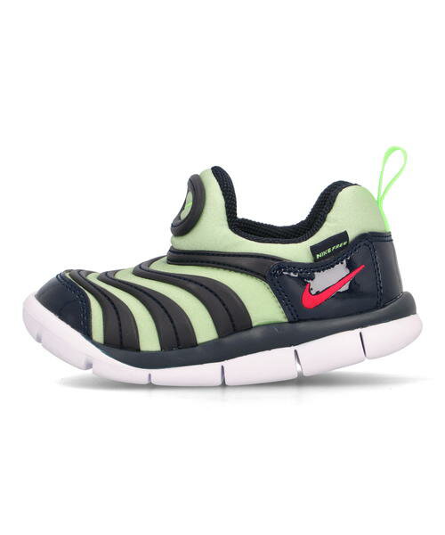 【クーポン配布中】NIKE ナイキ DYNAMO FREE TD ベビーシューズ スリッポン ダイナモフリーTD 343938 440 ダークオブシディアン ライムブラスト キッズ シューズ 靴 スニーカー ベビー ブランド ギフト プレゼント ラッピング ASBee アスビー 3