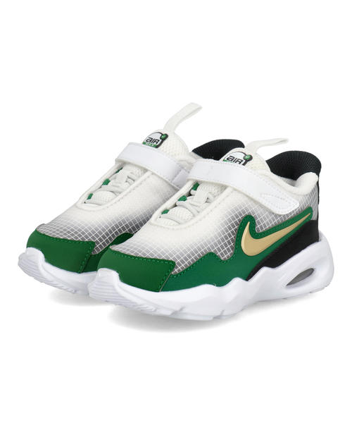 Rakuten - 【クーポン配布中】NIKE ナイキ AIR MAX NOVA TD ベビースニーカー 子供靴 キッズシューズ エアマックスノヴァTD FN4461-107 ホワイト/メタリックゴールド/マラカイト キッズ シューズ 靴 スニーカー ベビー プレゼント ラッピング ASBee アスビー