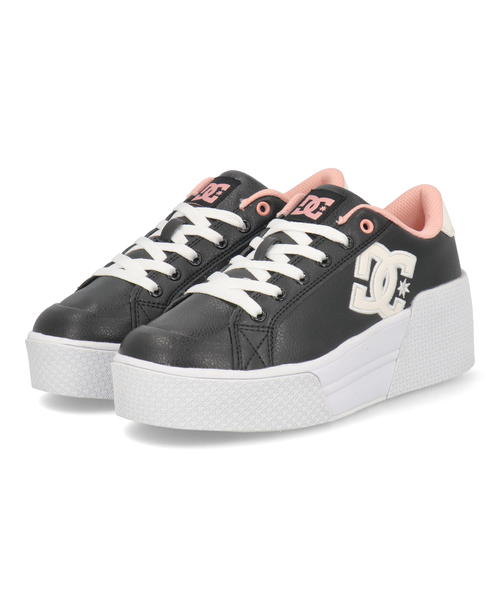 DC SHOES ディーシーシューズ WS CHELSEA LITE WEDGE レディーススニーカー ウィメンズチェルシーライトウェッジ DW224602 BPN ブラック/ピンク レディース シューズ 靴 スニーカー ローカット ラッピング ASBee アスビー