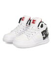 【クーポン&P10倍】DC SHOES ディーシーシューズ PURE HIGH-TOP SE UL SN ベビースニーカー ゴムひも トドラーピュアハイトップSEULSN DT244602 HKG ホワイト/ブラック/レッド キッズ シューズ 靴 スニーカー ベビー ASBee