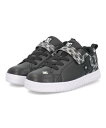 DC SHOES ディーシーシューズ KS COURT GRAFFIK LITE EV 軽量 キッズスニーカー キッズコートグラフィックライトEV DK224602 BB2 ブラック/ホワイト キッズ シューズ 靴 スニーカー ガールズ ボーイズ ASBee アスビー