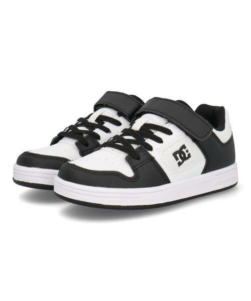 【クーポン配布中】DC SHOES ディーシーシューズ KS MANTECA 4 V SN キッズスニーカー キッズマンテカ4VSN DK231001 WK3 ホワイト/ブラック/ベーシック キッズ シューズ 靴 スニーカー ボーイズ ブランド ギフト ASBee アスビー