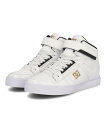 【クーポン配布中】DC SHOES ディーシーシューズ KS PURE HIGH-TOP SE EV SN キッズスニーカー ハイカット キッズピュアハイトップSEEVSN DK234009 WS4 ホワイト/シルバー キッズ シューズ 靴 スニーカー ガールズ ボーイズ ASBee