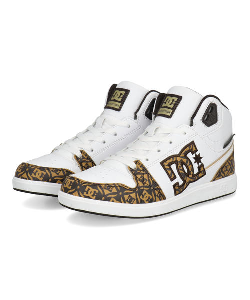 【クーポン配布中】DC SHOES ディーシーシューズ WS UNIVERSITY MID SE SN レディーススニーカー ハイカット ウィメンズユニバーシティミッドSESN DW261303 WBG ホワイト/ブラウン レディース シューズ 靴 スニーカー ミッドカット アスビー