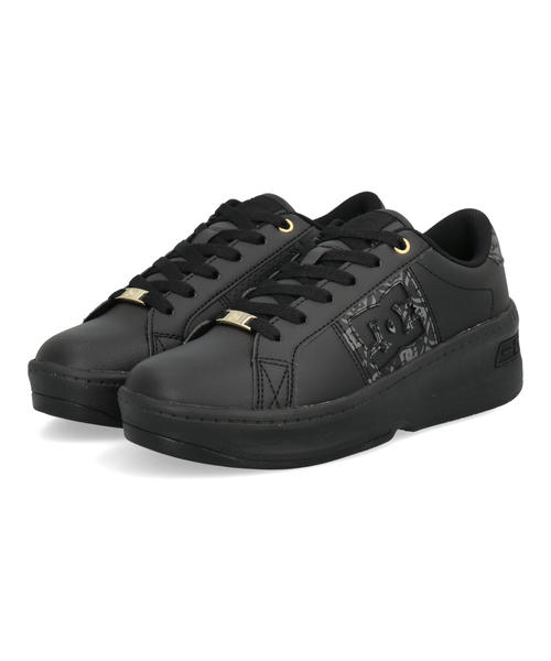 【クーポン配布中】DC SHOES ディーシーシューズ WS DC BALMY レディーススニーカー 厚底(ウィメンズDCバルミー) DW261602 BKL ブラック/モノグラム