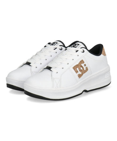 【クーポン配布中】DC SHOES ディーシーシューズ WS DC BALMY レディーススニーカー 厚底(ウィメンズDCバルミー) DW262603 WCR ホワイト/コルク
