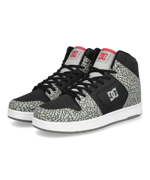 Rakuten - 【クーポン配布中】DC SHOES ディーシーシューズ MANTECA 4 HI SE SN メンズスニーカー ハイカット マンテカ4ハイSESN DM261307 BGR ブラック/グレー/レッド メンズ シューズ 靴 スニーカー ブランド ギフト プレゼント ラッピング ASBee アスビー