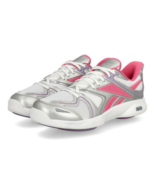 【クーポン＆P10倍】Reebok リーボック EASYTONE レディーススニーカー ウォーキングシューズ(イージートーン) 169099 100274316 ホワイト/ピンク/パープル
